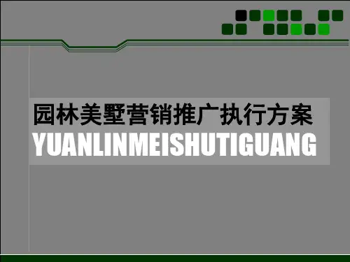 园林园项目营销推广执行方案-新