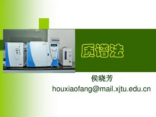 第六章 质谱法