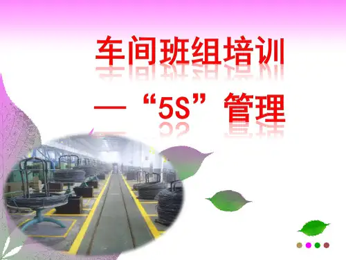 企业5S管理工作
