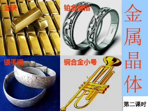 《金属晶体》精品课件1