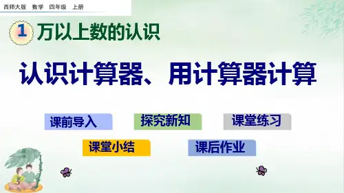 《用计算器计算》(共19张PPT)