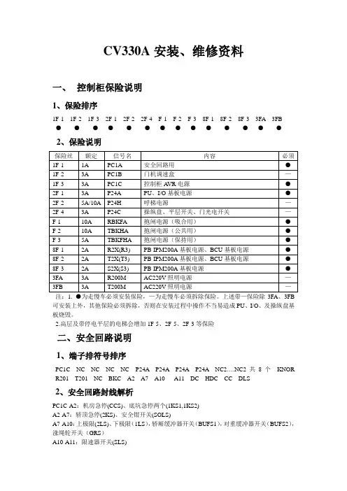 CV 安装维修资料