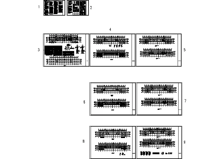上海某学校食堂结构图（框架结构独立基础）