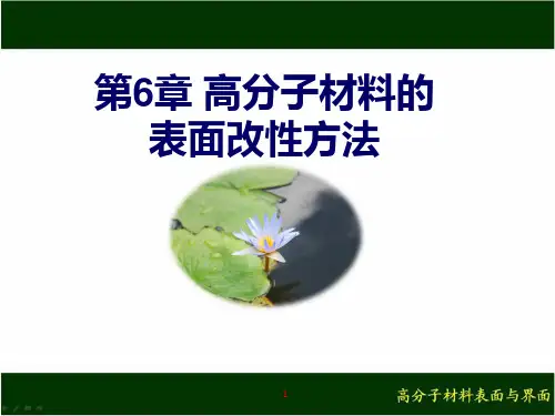 第6章-高分子材料的表面改性方法