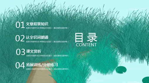 学校教育多媒体公开课教学设计PPT模板 (27)