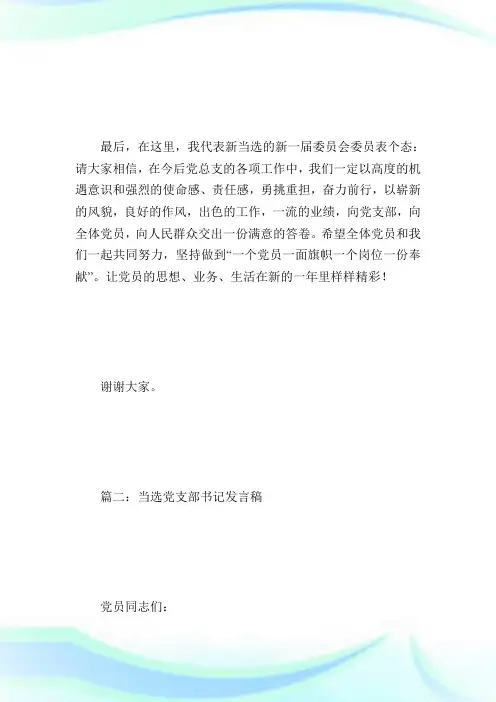 党支部书记发言稿.doc