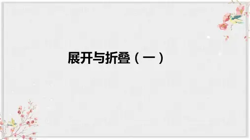 北师大版七年级数学上册教学课件展开与折叠ppt