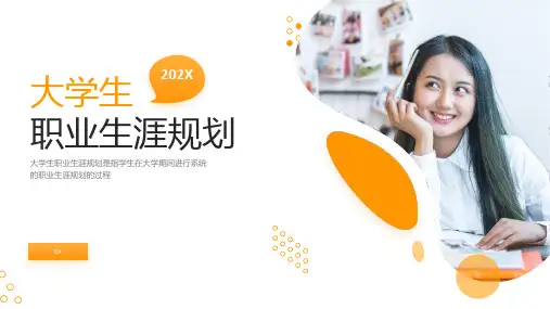 大学生职业生涯规划PPT课件模板