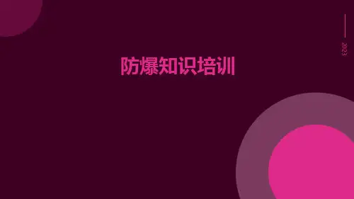 防爆知识培训