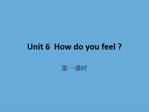 人教版六年级英语上册第六单元课件PPT