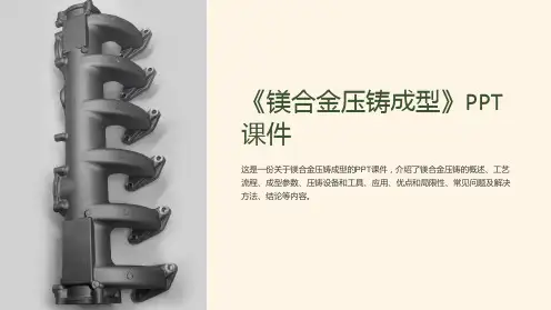 《镁合金压铸成型》课件