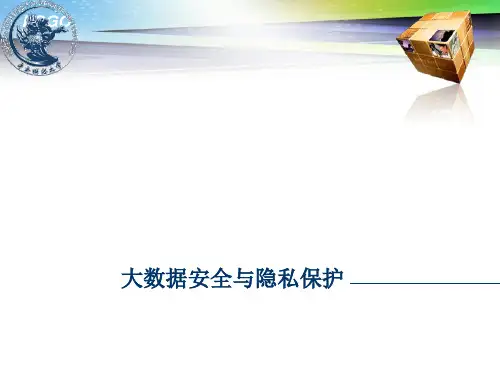 大数据安全与隐私保护(PPT 24张)