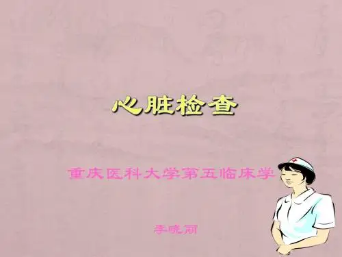 诊断学-心脏检查ppt课件