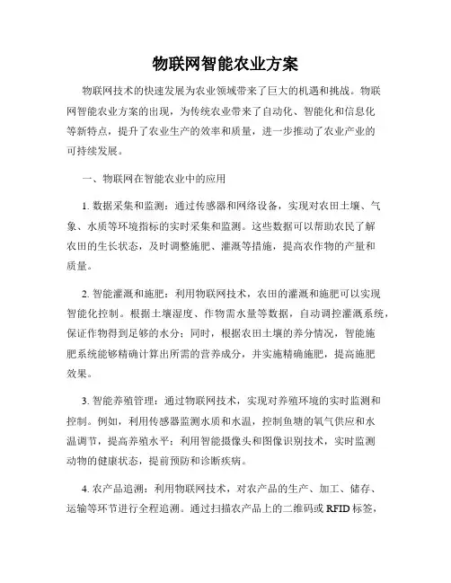 物联网智能农业方案