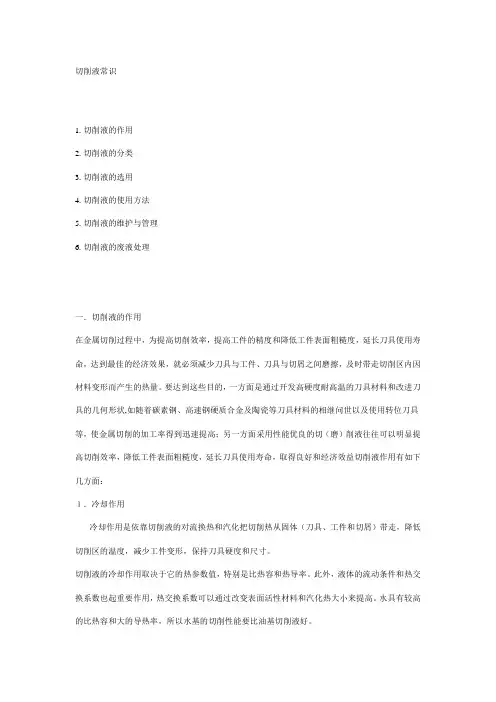 切削油