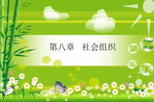 《社会学概论》9、社会组织