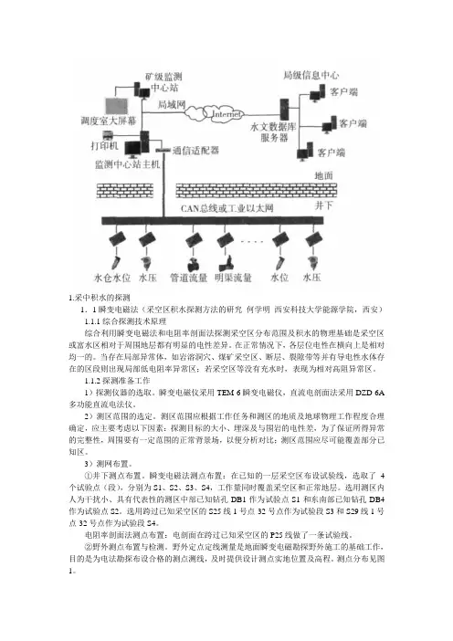 采中积水探测及处理