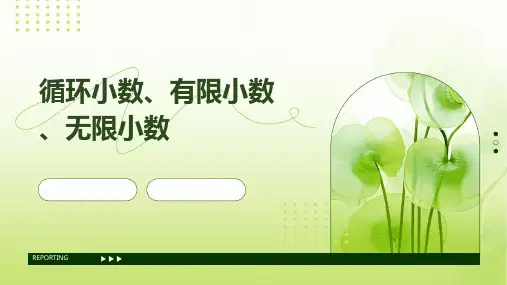 循环小数、有限小数、无限小数PPT