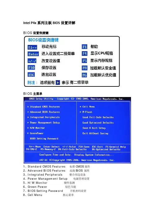 Intel 4系列主板BIOS设置详解 上