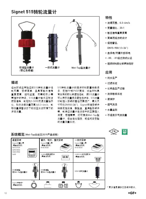 GF 515流量计说明书
