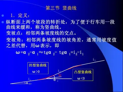 竖曲线计算原理