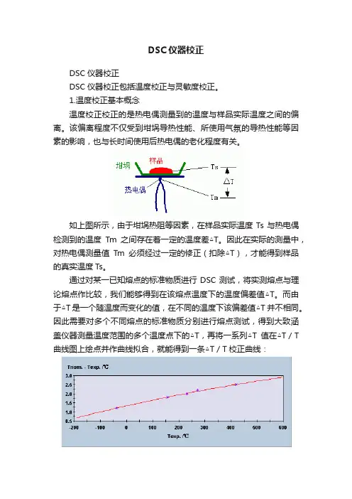 DSC仪器校正