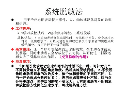心理学各种疗法