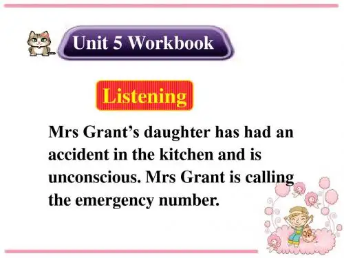 人教版高中英语必修5课件：Unit5 Workbook (共59张PPT)