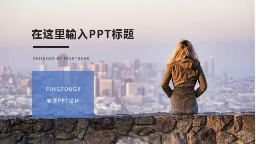 通用高端大气五彩可爱矢量渐变扁平化咨询业专用新年汇报ppt模板