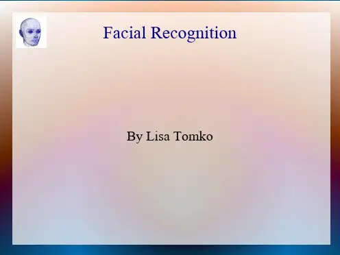 Facial Recognition--人脸识别