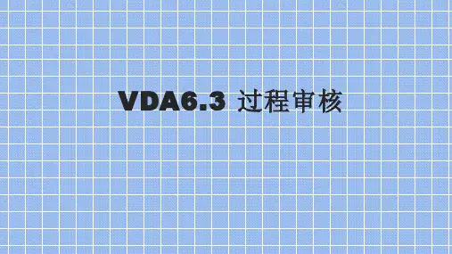 过程审核VDA6_3