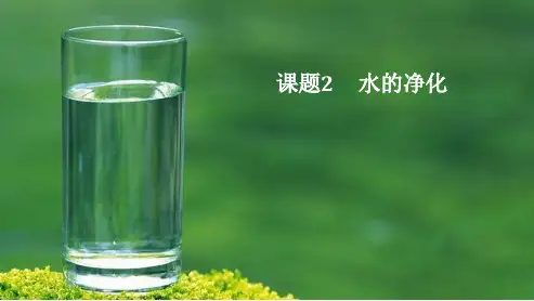 2020-2021学年人教版化学九年级上册 4.2 水的净化 课件 (2)