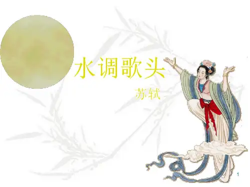 第13课《诗词三首：水调歌头》  部编版语文九年级上册
