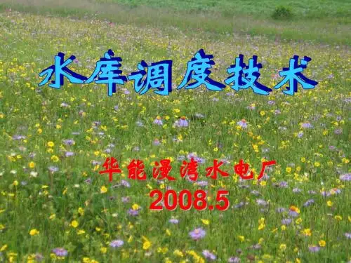 水库调度