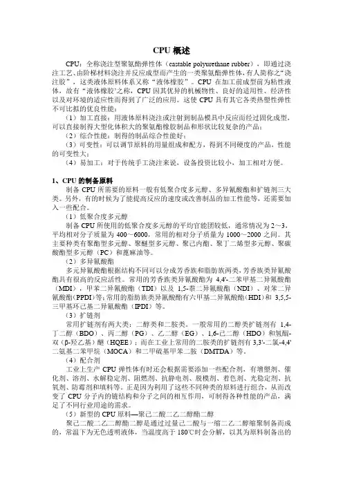 CPU概述