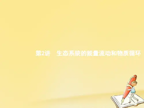 2018届高考生物苏教版一轮课件：12.2生态系统的能量流动和物质循环