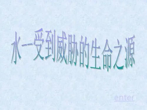 水污染(六)-PowerPoint演示文稿