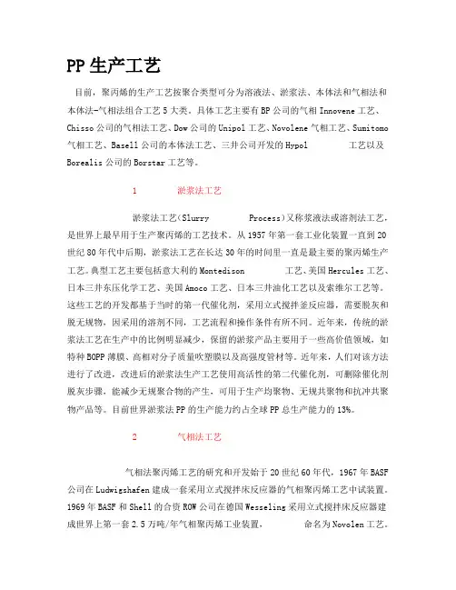 PP生产工艺
