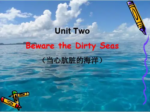 unit2-Beware-the-dirty-seas PPT课件