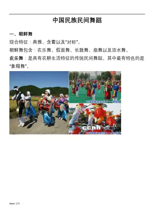 中国民族民间舞蹈
