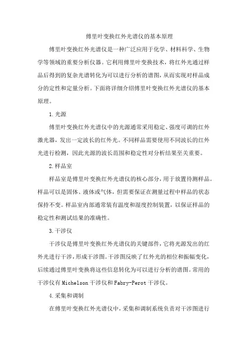 傅里叶变换红外光谱仪的基本原理