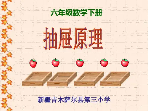 六年级下册数学课件鸽巢问题人教版(共17页)PPT