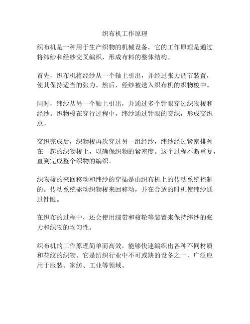 织布机工作原理