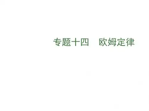 2018届中考物理总复习ppt(48份) 人教版14