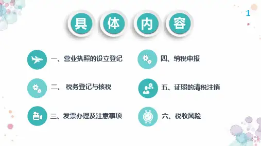 个体工商户税务知识培训PPT35页dplq