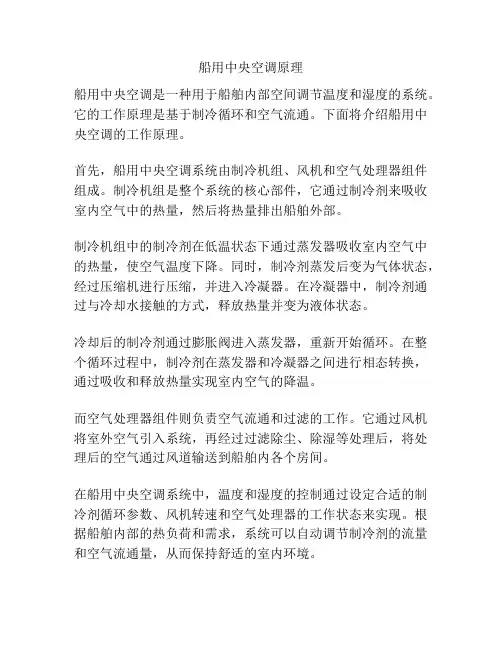 船用中央空调原理