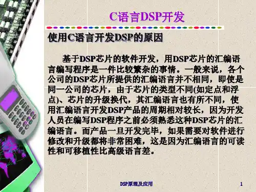 C语言DSP开发与应用举例(精_哈工大课件)