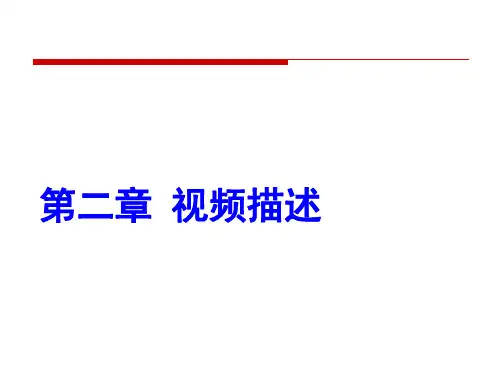 数字视频处理 2.1