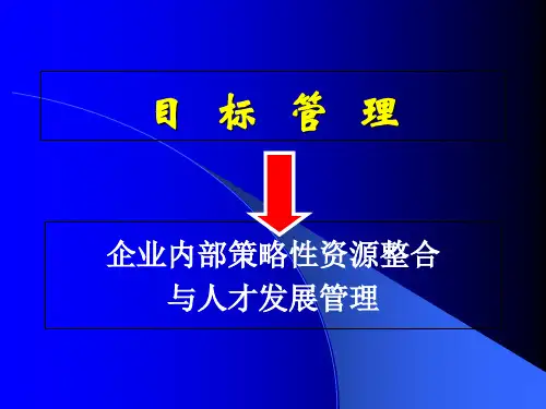 杨台轩目标管理