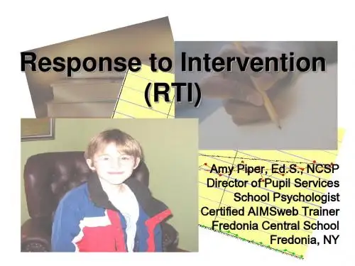 Response to Intervention(RTI)